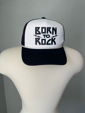 Gibson Black &‎ White Trucker Cap with Logo Tape